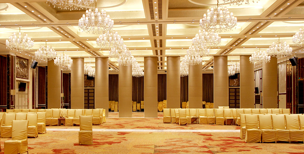 廣東廣州頤和大酒店活動隔斷安裝項目